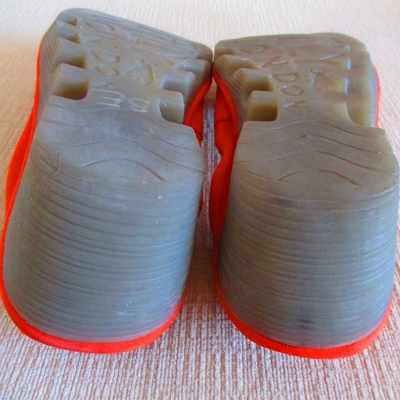 Fly London Poppy Orange Low Wedge Pumps 7.5 - Picture 8 of 8